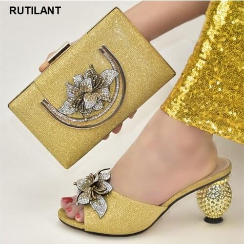 New Arrival Open Toe Pumps Ladies Dress Shoes Shoes and Bag for Party Wedding Italy Shoe and Bag To Match Nigerian Party Pumps