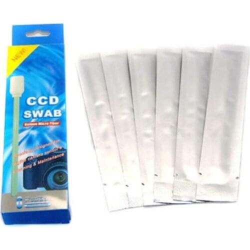 P82F 6PCS Wet Sensor Cleaner CMOS CCD Cleaning Swabs for DSLR Cameras,Filters, Optical Lens & LCD Display