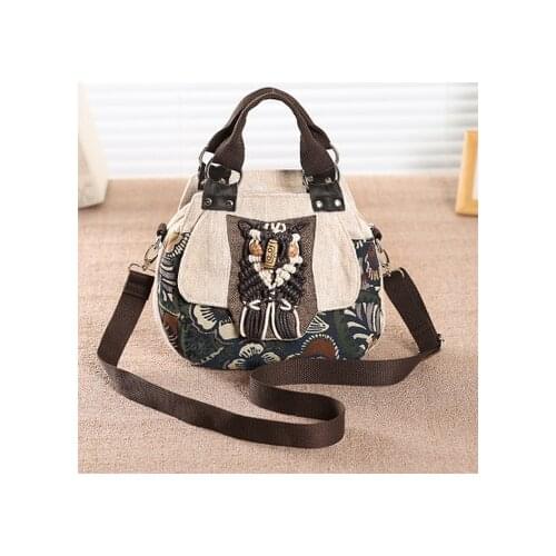 Hot Vintage string appliques women traveller handbags!New Embossing lady small shoulder&Crossbody bag Original Multi-use Carrier