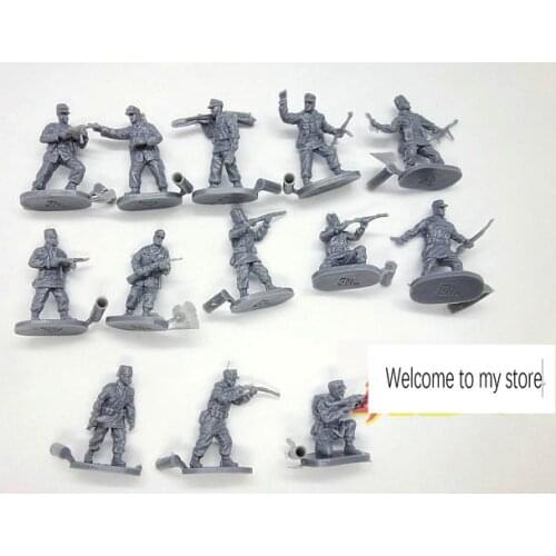 Super mini pvc figure model toy 1:72 Sandpan Soldiers World War II German Infantry/Tank Force/ 2set/lot
