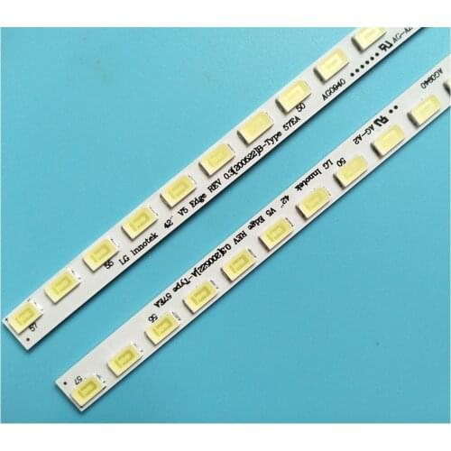 4pcs LED strip 57 lamp For LG Lnnotek 42" Rev TV 42LE5300 42LE5500 3660L-0352A 3660L-0353A 42E70RG LC42EU SC A1/A4 LE42A300N