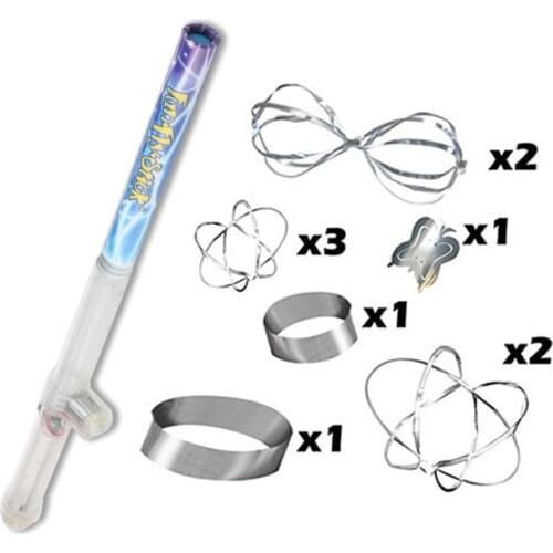 Unitech Toys Fun Fly Stick Magic Levitation Wand Science toys Electric Static Wand 10 flying shapes