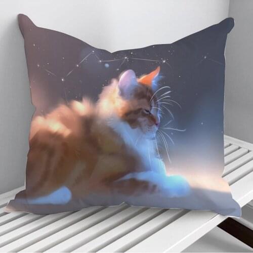 Aquarius Throw Pillows Cushion Cover On Sofa Home Decor 45*45cm 40*40cm Gift Pillowcase Cojines Dropshipping