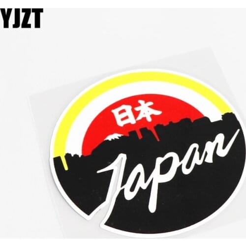 YJZT 11.5CM*11.5CM Fashion JDM JAPAN Letters Car-styling Car Sticker Decal PVC Accessories 13-0326