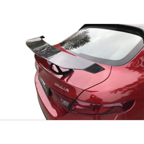 Carbon Fiber Car Rear Wing Trunk Lip Spoilers For Alfa Romeo Giulia 2016 2017 2018