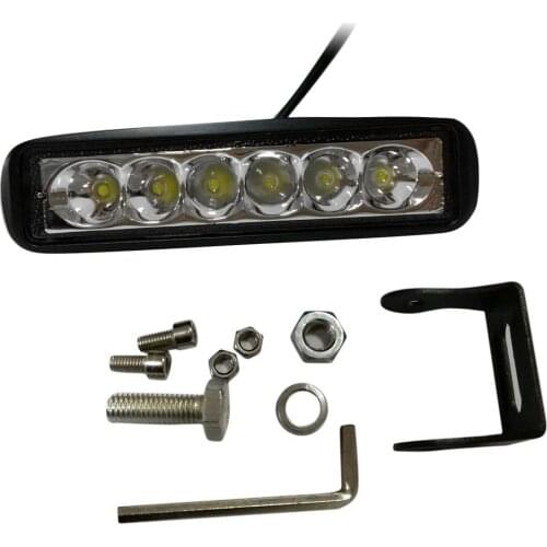 1 Pcs 6 inch Mini 18W LED Light Bar Motorcycle LED Bar Offroad 4x4 ATV Daytime Running Lights Truck Tractor Warning Work Light