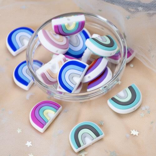 Teeny Teeth 10PCS Silicone Teething Beads Flower Shape Rodent DIY Baby Nursing Accessories Bebe Biter Food Grade Sunflower Beads