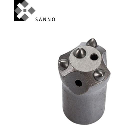 3pcs/lot 4 Teeth taper button bits, mining drill bits for rock drilling and mining 30mm -42mm hard spherical cemented