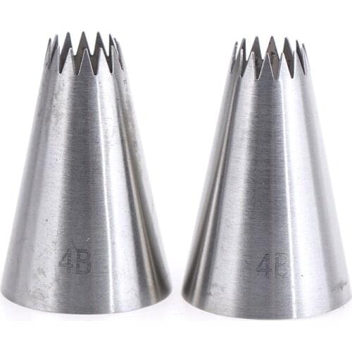 4B# Icing Piping Nozzles Nozzles Pastry Tips Cookies Cake Decorating Tools Tips Cream Fondant Pastry Nozzles