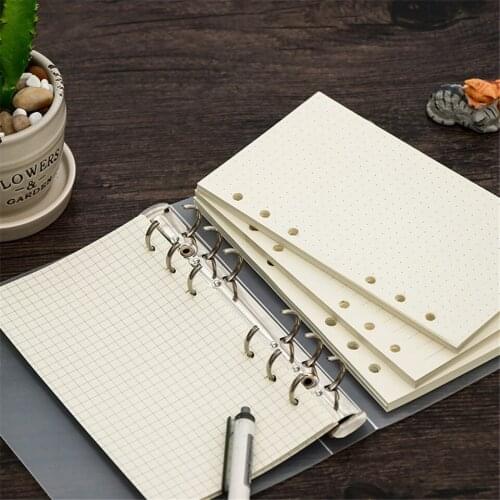 A7 n25 Page 6 Holes n34 Inside Page Coil Page For Folder Diary Creative Cute A5 A6 Notebook
