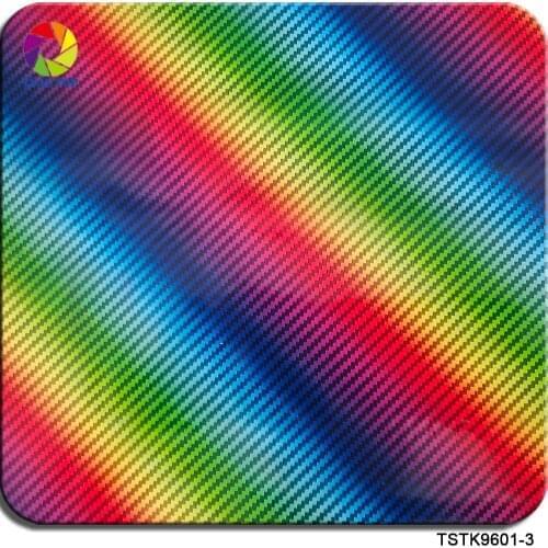 Free shipping 0.5mx2m/10m/20m Hydrographic Water Printing Film Colored Carbon Fiber Water Dipping Film WDF9601-2
