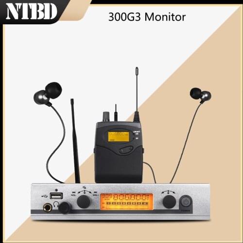 NTBD In Ear Monitor Wireless System EW300G3 IEM Single Transmitter Monitoring Professional for Stage Performance