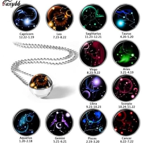 Женские кулоны знаки зодиака Caxybb China At AliExpress