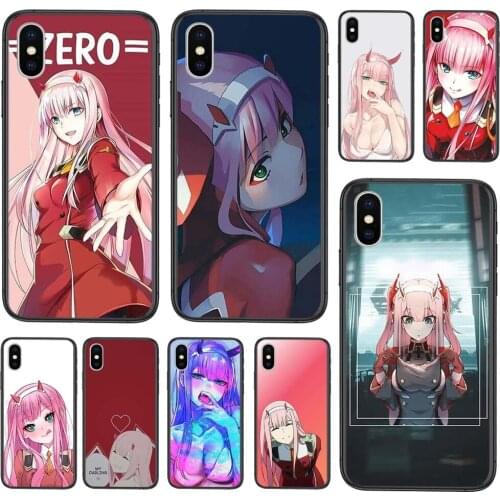 For Huawei P50 P40 P30 Lite P Smart Z 2019 2020 2021 Dois Querida Na Franxx Anime Zero Two Phone Case For Iphone 11 12 Mini Pro