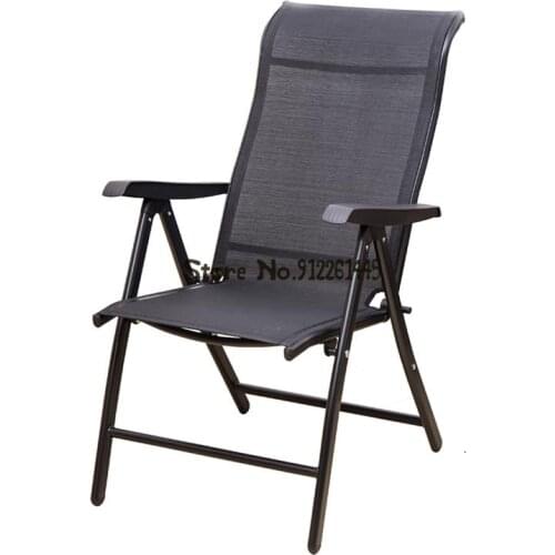 Home Net Red Folding Chair Lazy Dormitory Office Lunch Break Dual-use Back Chair Balcony Outdoor Leisure Siesta Chair