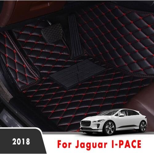 Custom Car Floor Mats For Jaguar I-PACE 2018 Auto Accessories Interior Decoration Carpets Styling Foot Pads Front And Rear Rugs