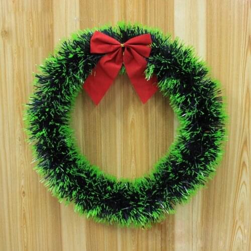 Artificial Bows Flower iron wire Rattan DIY Wreath Accessory For Wedding Decoration Garland 2020 Christmas Decorations For Home