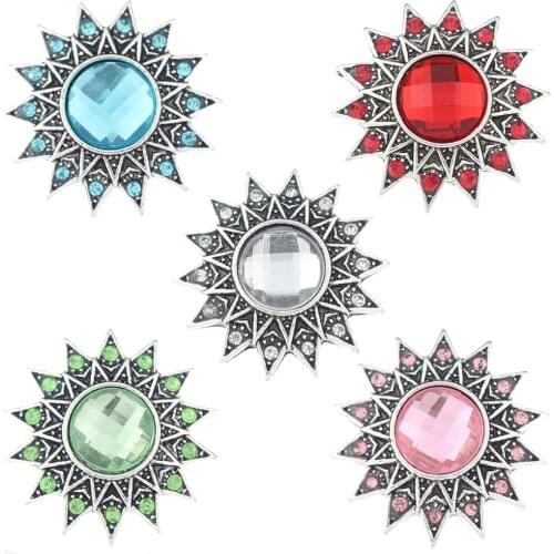 JaynaLee 18-20mm Metal Ginger Snap Button Fit Ginger Snaps Bracelets Jewelry for women men gifts GJS5280