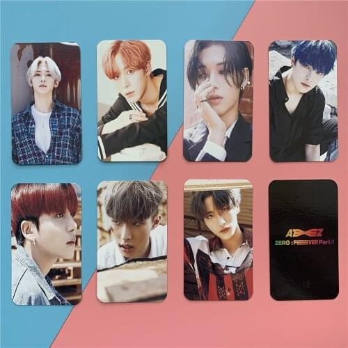 KPOP Ateez SAN MIN GI YEO SANG WOO YOUNG YUN HO JONG HONG New Album Zero Fever Mini Truck Special Postcard Lomo Card Mini Truck