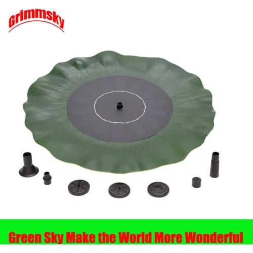 Max Spray Height 70CM Lotus Leaf Pool Pond Outdoor Solar Panel Home Garden Decoration Solar Water Fountain