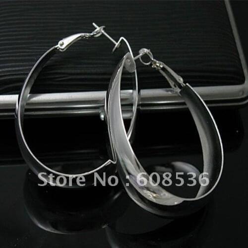 Fashion jewelry,Silver color platedearring, Brand New E18