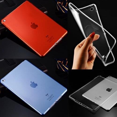 For iPad Air 3 4 10.9 10.5 Pro 11 2020 & 2018 10.2 2019 9.7 2017 mini 1 2 3 4 5 Soft Clear Ultra Slim TPU Skin Back Cover Case