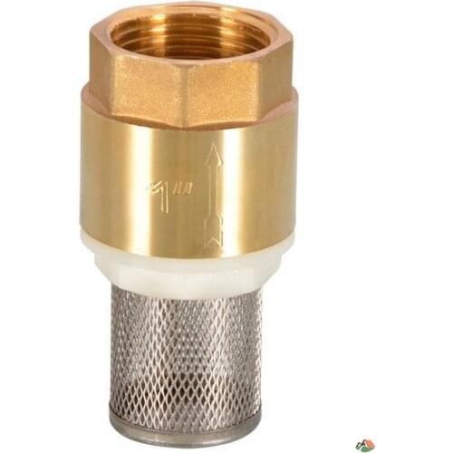 Brand new Arrival G 1/2" 3/4" 1" DN15 DN20 DN25 Female Thread Bottom Valve Brass one-way check Valve Water Pump Foot Valve