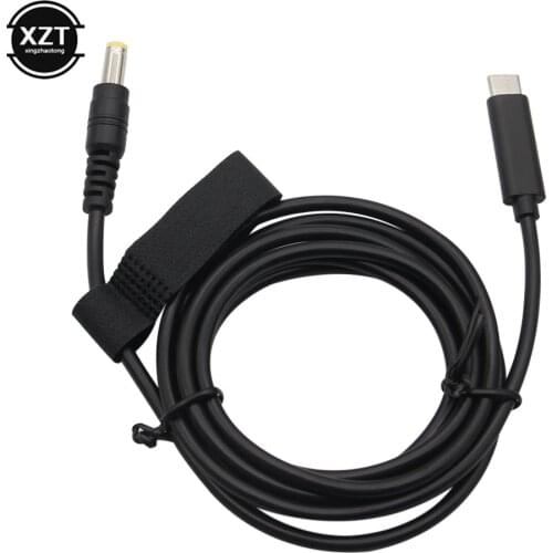 PD2.0 3.0 to DC 5.5*2.5 Decoy trigger Adapter cable TYPE-C PD Decoy line QC4 charging notebook 18.5-20V charger