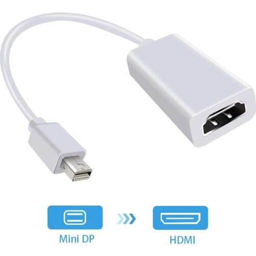 Mini DP to HDMI Cable Converter Adapter Mini DisplayPort Display Port DP to HDMI Adapter For Apple Mac Macbook Pro Air Notebook