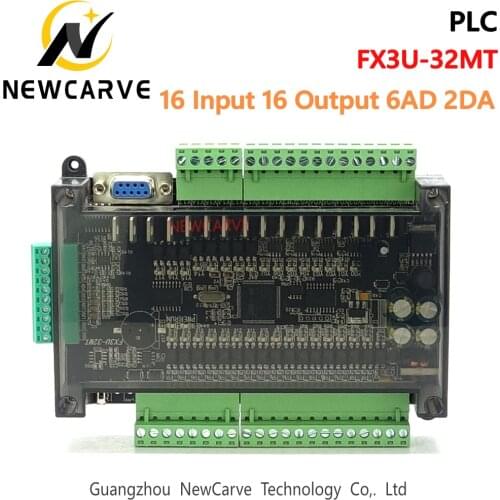 PLC Industrial Control Board FX3U-32MT Compatible With FX1N FX2N NEWCARVE