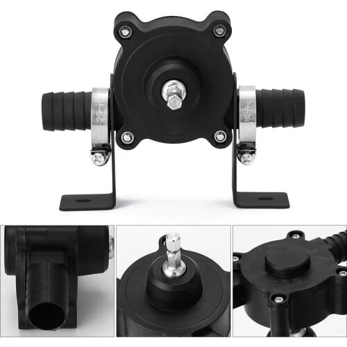 Portable Electric Drill Pump Sinks Aquariums Pool Self Priming Transfer Pumps Oil Fluid Water Pump Hose Clamps Connectors Set