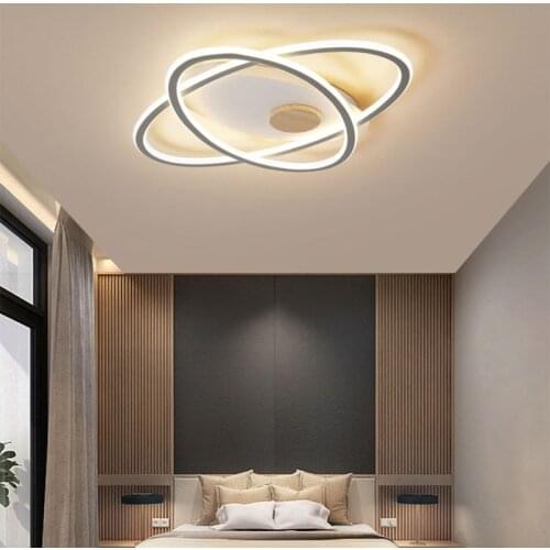 Nordic Creative Luster Black Grey LED Ceiling Lighting for Bedroom Living Dining Study Children Room Hallway Kitchen Home Decor