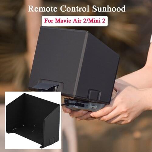 Remote Control Sunhood for DJI Mini 2/Mavic Air 2/2S Magnetic Foldable Smartphone Sunshade Light Block Prevent Glare Accessory