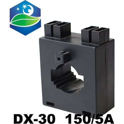 Low voltage current transformer with din rail mount DX-30 150/5A