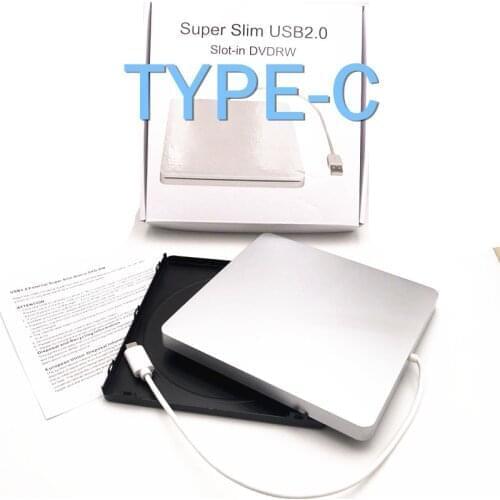 TYPE-C USB-C External DVD Drive Burner Case for MacBook Air Pro iMac Mac mini Superdrive