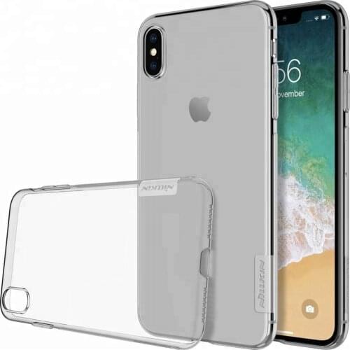 Nillkin Ultra Thin Nature Transparent Clear Soft TPU Phone Cover For iPhone XS Max