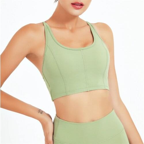 Women Sexy Bras Gathered Sports Bras Shockproof Breathable Underwear Beauty Back Bras Outdoor Running Vests Fitness Underwear