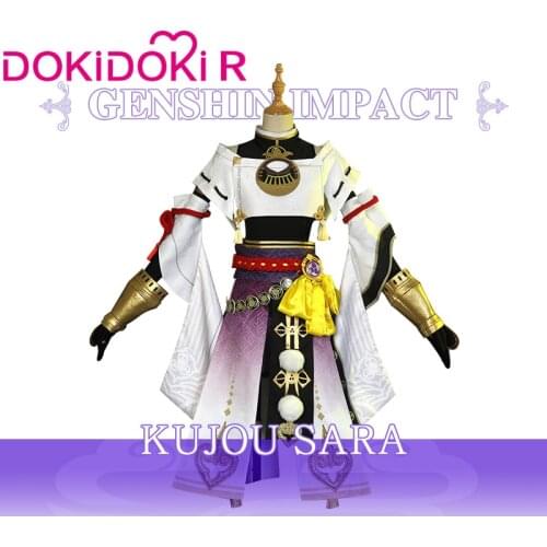 PRE-SALE DokiDoki-R Game Genshin Impact Cosplay Halloween Kujo Sara Cosplay Costume Genshin Impact Kujo Sara Cosplay Costume