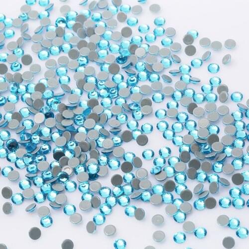 ZOTOONE Rhinestones Crystal SS3-SS20 Hotfix Flatback Rhinestoen Applique for Strass Sewing & Fabric DIY 3D Nail Art Decoration G