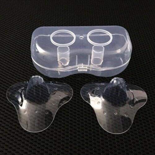 1 Pair Washable Reusable Silicone Breast Cover Soft Ultra-thin Nipple Baby Milk Nursing Feeding Protector Pacifier Cover