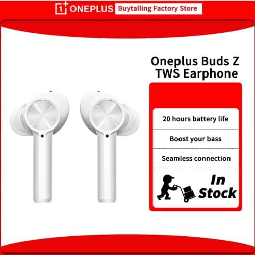 100% Original Oneplus Buds Z TWS Wireless Earphone 20 hours of battery Bluetooth 5.0 for Oneplus 8T Earbuds