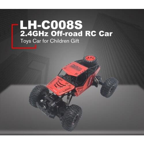 2.4GHz Strong Power 4WD Alloy RC Car Off-road Rock Climbing Crawler Automatic Vehicle Toys Remote Control Car for Children Gift