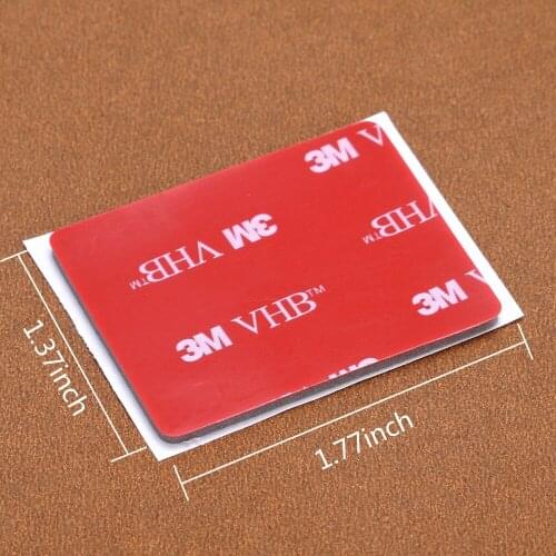 20pcs Square Gray Double Sided Foam Pad3.5*4.5*0.2cm Strong Adhesive Force Acrylic Foam Tape Two Sides Mounting Sticky Tape