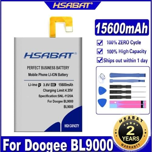 HSABAT BL9000 15600mAh Battery for Doogee BL9000 Batteries