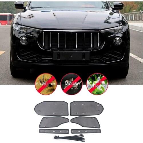 Accessories Car Insect Screening Mesh Front Grille Insert Net Trim Car Styling for Maserati Levante 2016