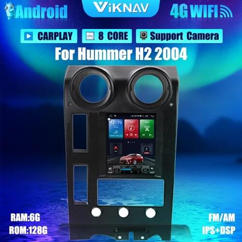 9.7 inch Android car radio GPS Navigation Stereo receiver Player For Hummer H2 2004 head unit Car DVD Multimedia 2din