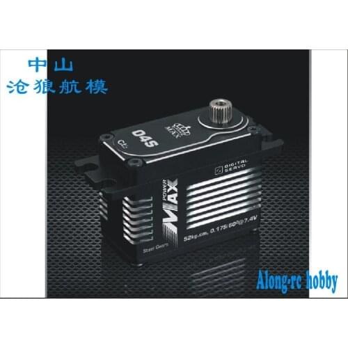 FREE SHIPPING Kingmax CLS04S 73g digital steel gears standard 52kg.cm servo for RC model plane RC racing car boat airplane