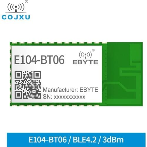E104-BT06 Bluetooth Wireless Module Air Configuration 2.4GHz 3dBm UART Serial Port BLE BLE4.2 Smart Home