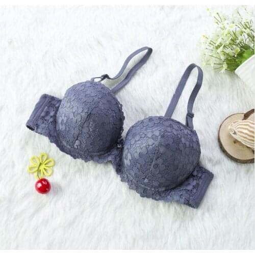 Free shipping new breathable thick cup small chest larger bra gather adjust bra income Furu female underwear genuine