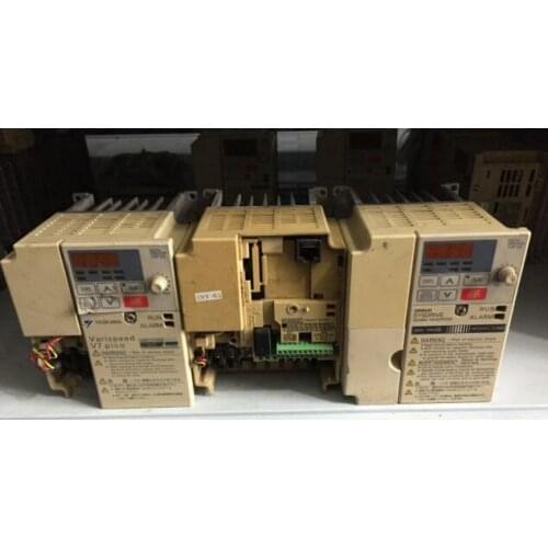 CIMR-V7LA21P5 1.5KW 220V inverter , used in good condition . 80% appearance new , good working , free shipping